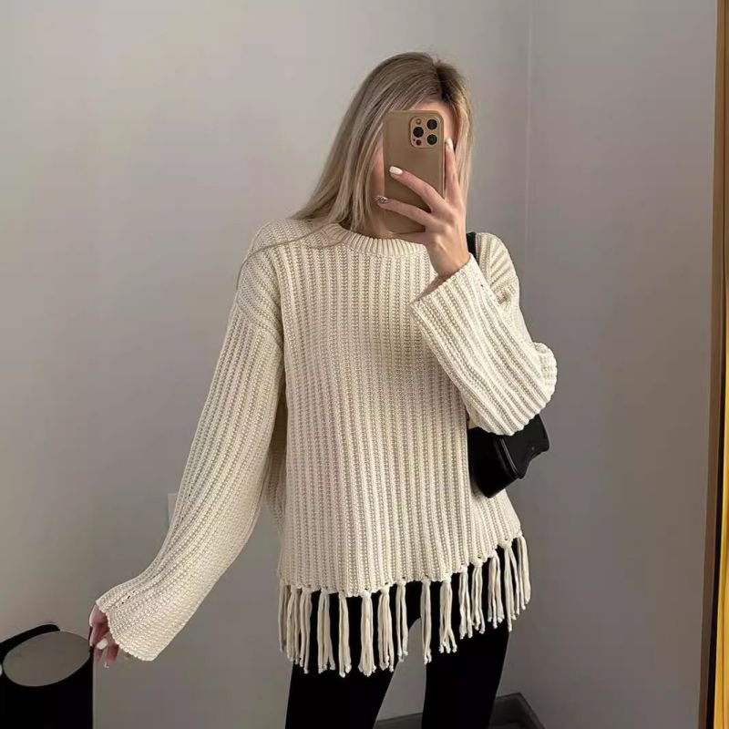Brown-Tassel-Knit-Crew-Neck-Sweater.jpg