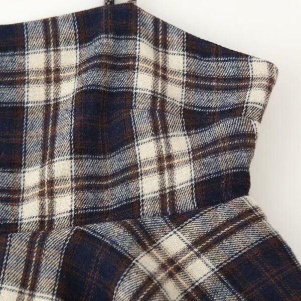 Image Color Polyester Plaid Sleeveless Vest